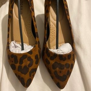 Torrid Leopard print kitten heel